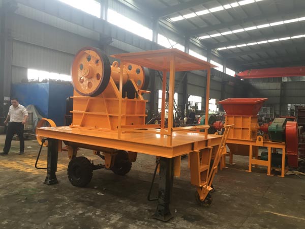 Mobile Jaw Crusher Line